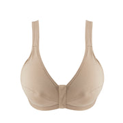 Shell-Post Surgery Full Cup Front Closure Silk & Organic Cotton Mastectomy Bra with Removable Paddings