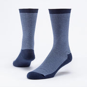 Organic Cotton Socks - Cushion Crew Stripe