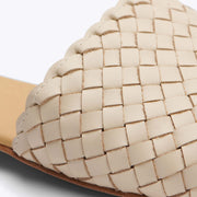 Isla Woven Slide Sandal Bone