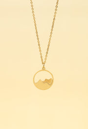 Elevation Necklace in Gold