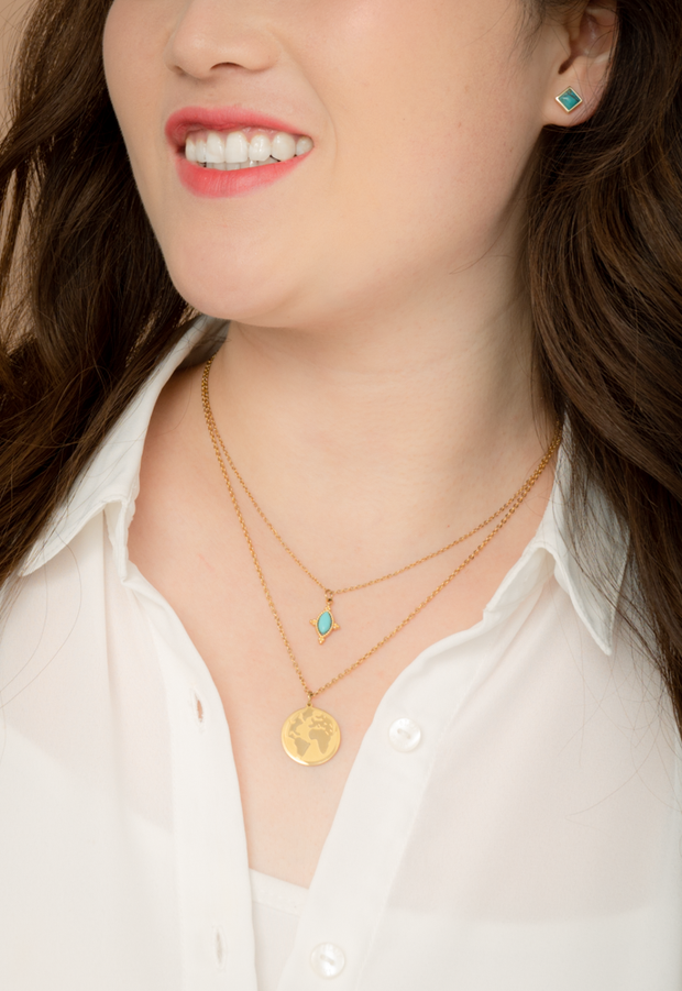 Forgiven Necklace in Turquoise