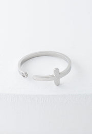 Magdalene Silver Cross Ring