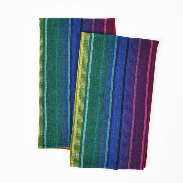 Striped Kitchen Towels | Rainbow