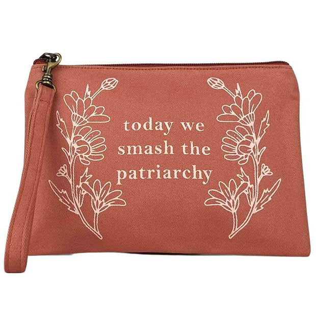 Statement Pouch-Patriarchy Coral