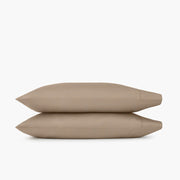 Organic Sateen Pillowcase Set - Beige