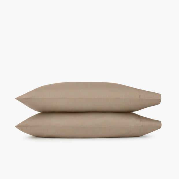 Organic Sateen Pillowcase Set - Beige