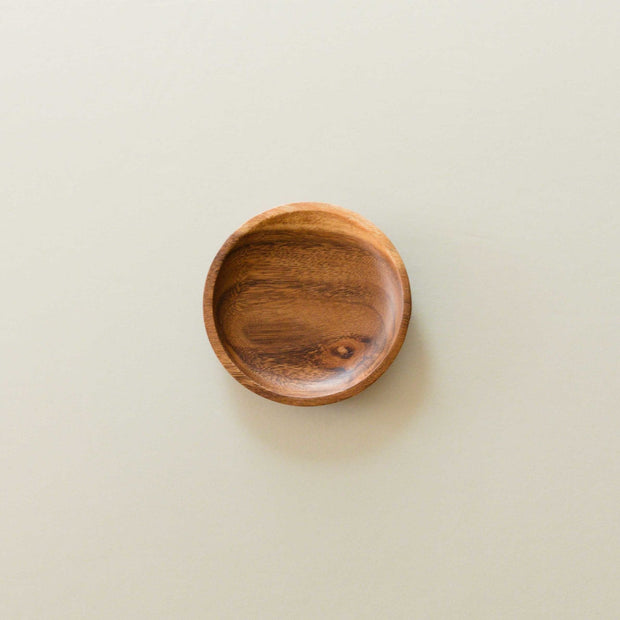 Acacia Round 6" Wood Plate - Snack Plate | LIKHA