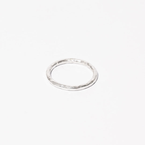 Simple Band Stacking Ring - Sterling Silver