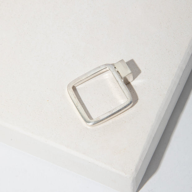 Square Stacking Ring - Sterling Silver