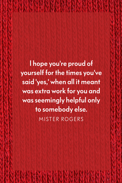 Some Holiday Stress Relief from Fred Rogers