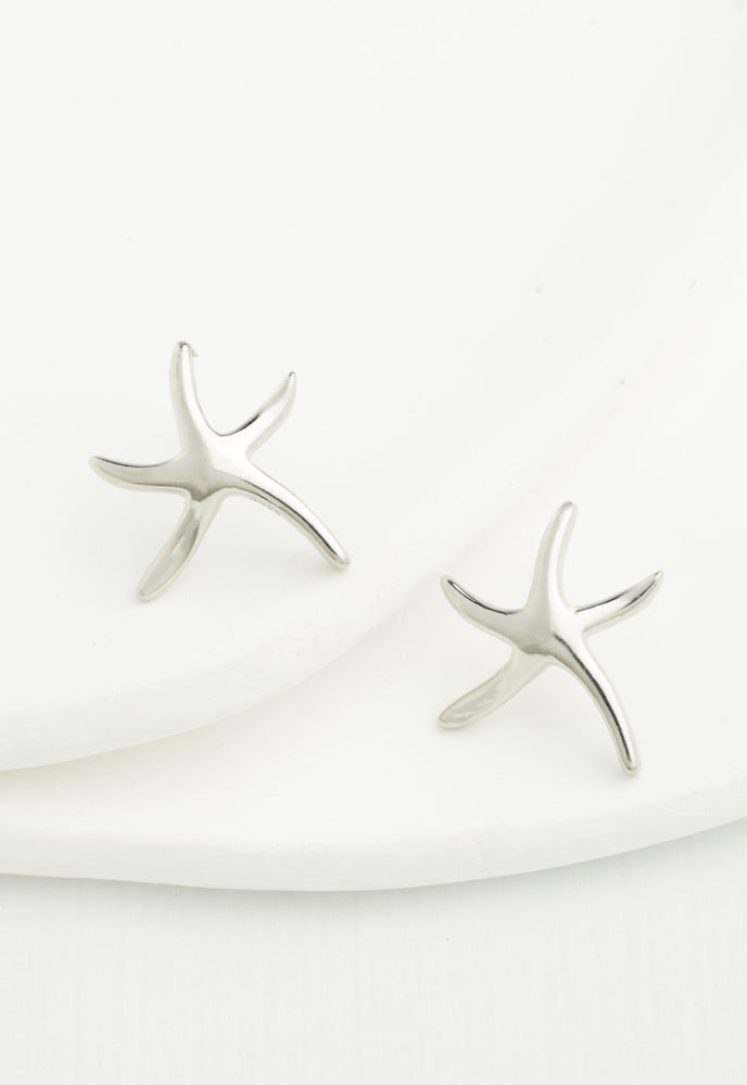 Starfish Hope Studs in Sterling Silver