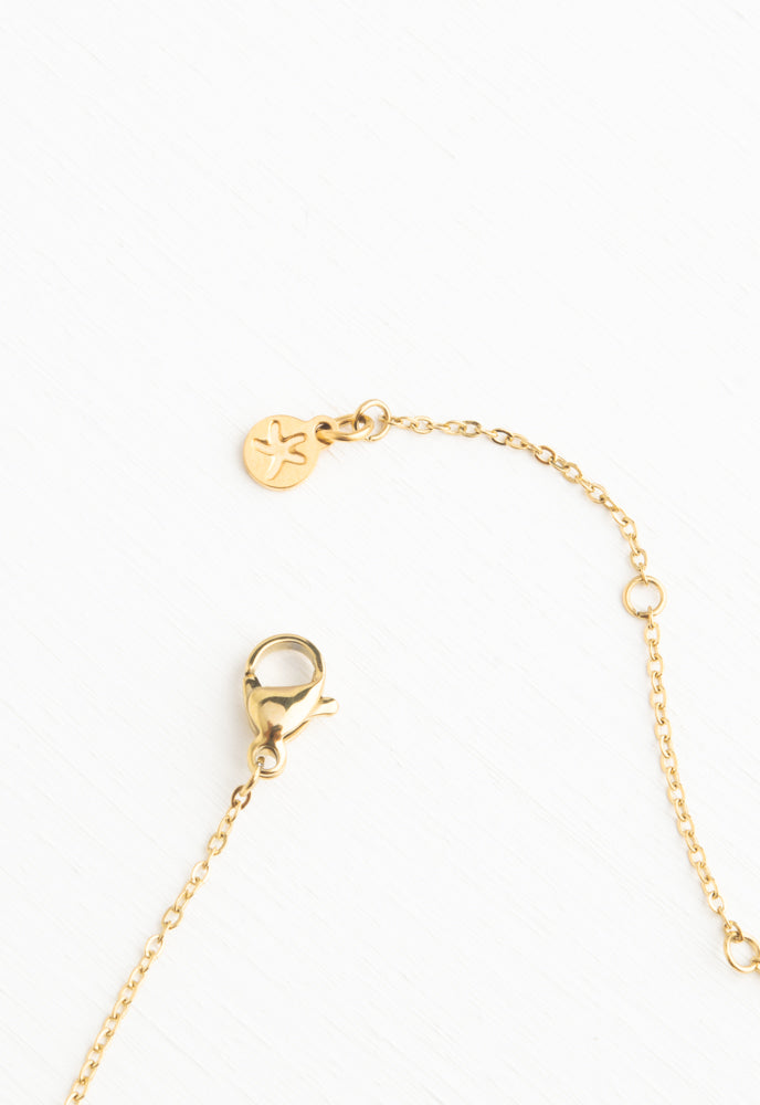 Walk Humbly Bar Necklace