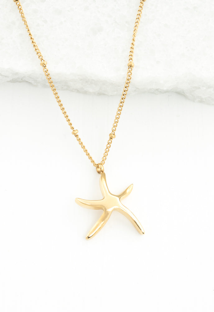 Starfish Hope Necklace in Gold