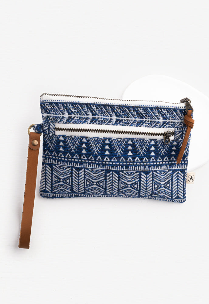 Amara Wristlet in Indigo