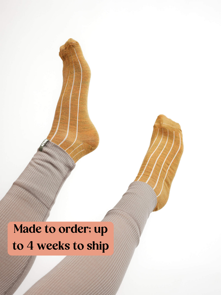 Merino Adult Nature Socks Ochre