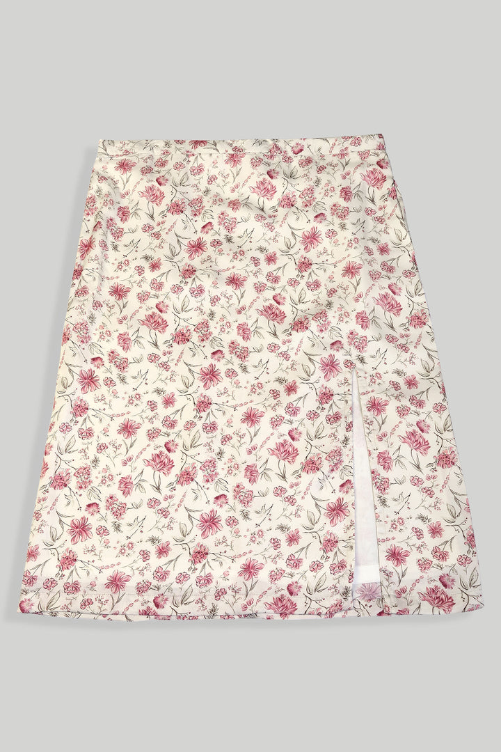 Brunch Skirt in Pink Florals