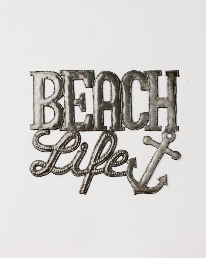 Beach Life Metal Art