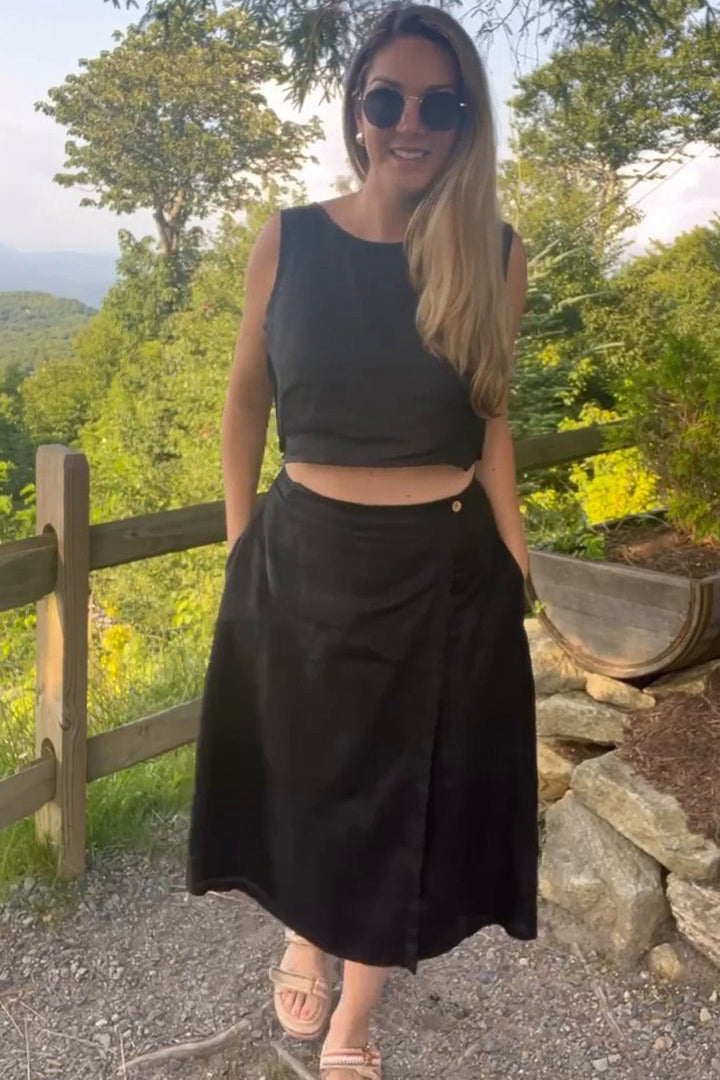 Breezy Summer Set in Black