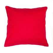 Guatemala Hand Woven Red Throw Pillow | Design "A"