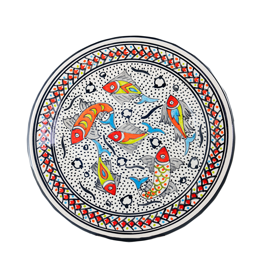 Rainbow Fish Dinner Plate