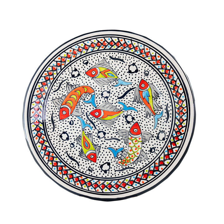 Rainbow Fish Dinner Plate