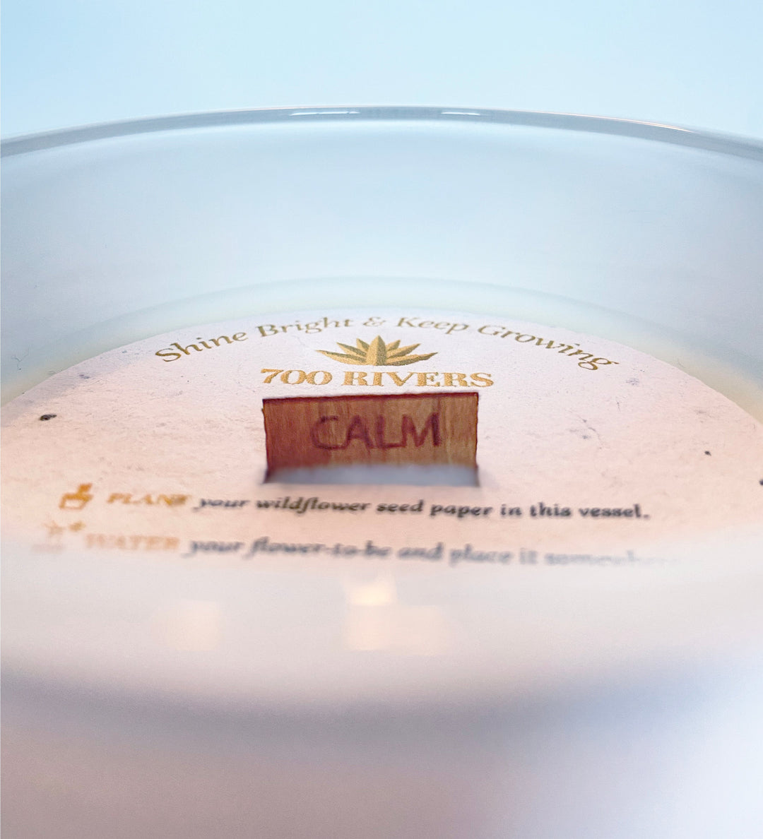 Calm - Glow and Grow Candle - 12 oz