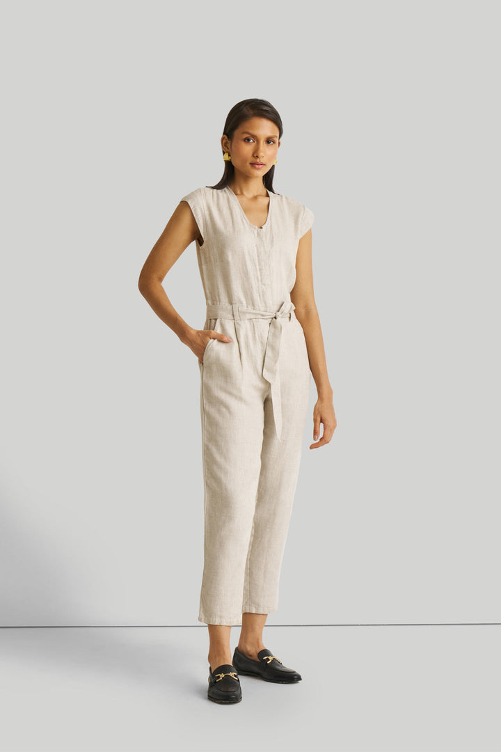 Evening Chai Jumpsuit in Light Beige