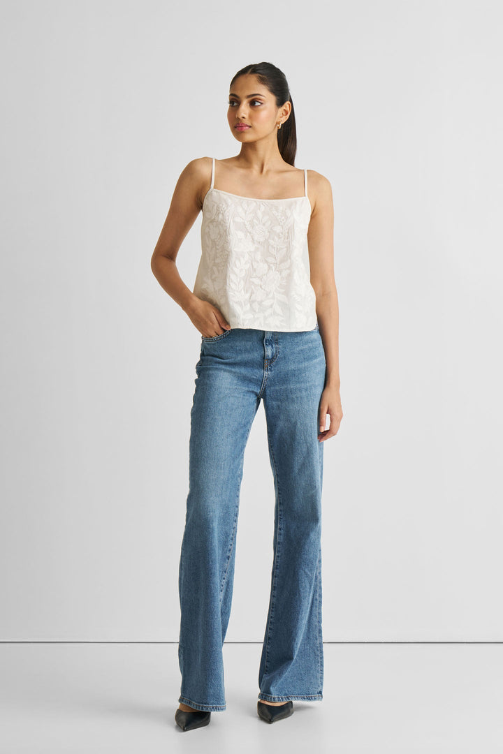 Embroidered Camisole Top