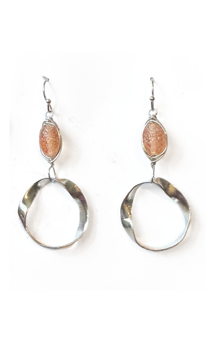 Pirouette Glass Earrings