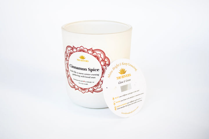 Cinnamon Spice - Glow and Grow Candle - 12 oz