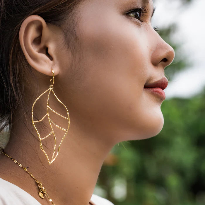 Learning Leaf Earrings