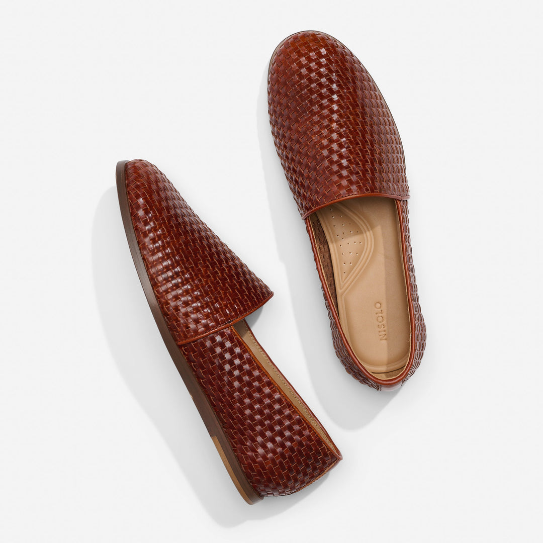 Alejandro Woven Slip-On 2.0 Woven Brandy