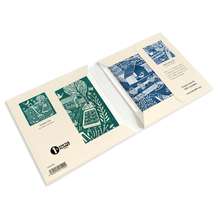 Garden Scenes Wallet of Eight Notecards