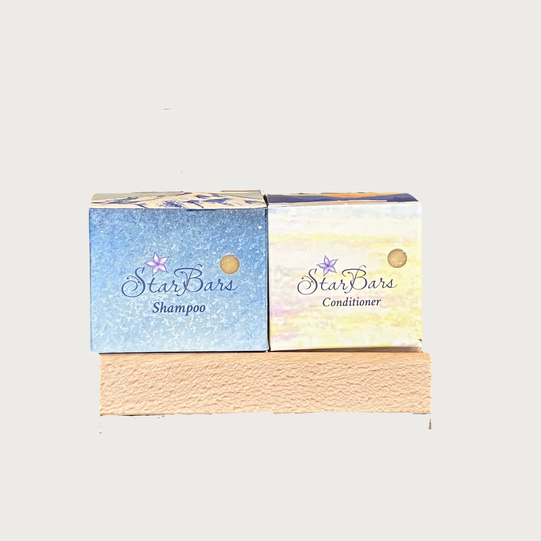 Bamboo Hairbrush or Comb, Shampoo and Conditioner