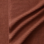 Organic Ribbed Towel - Copper