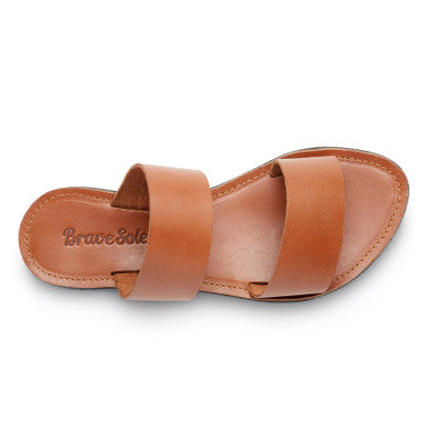 The Ophelia Leather Slide Sandal