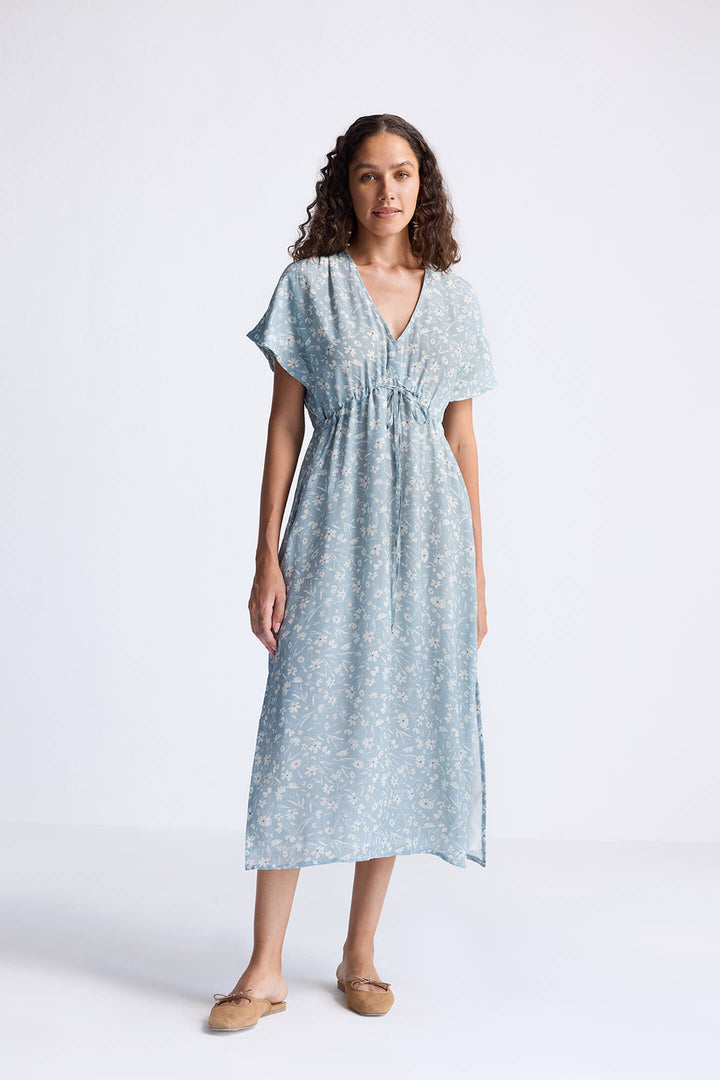 Gathered Maxi Dress