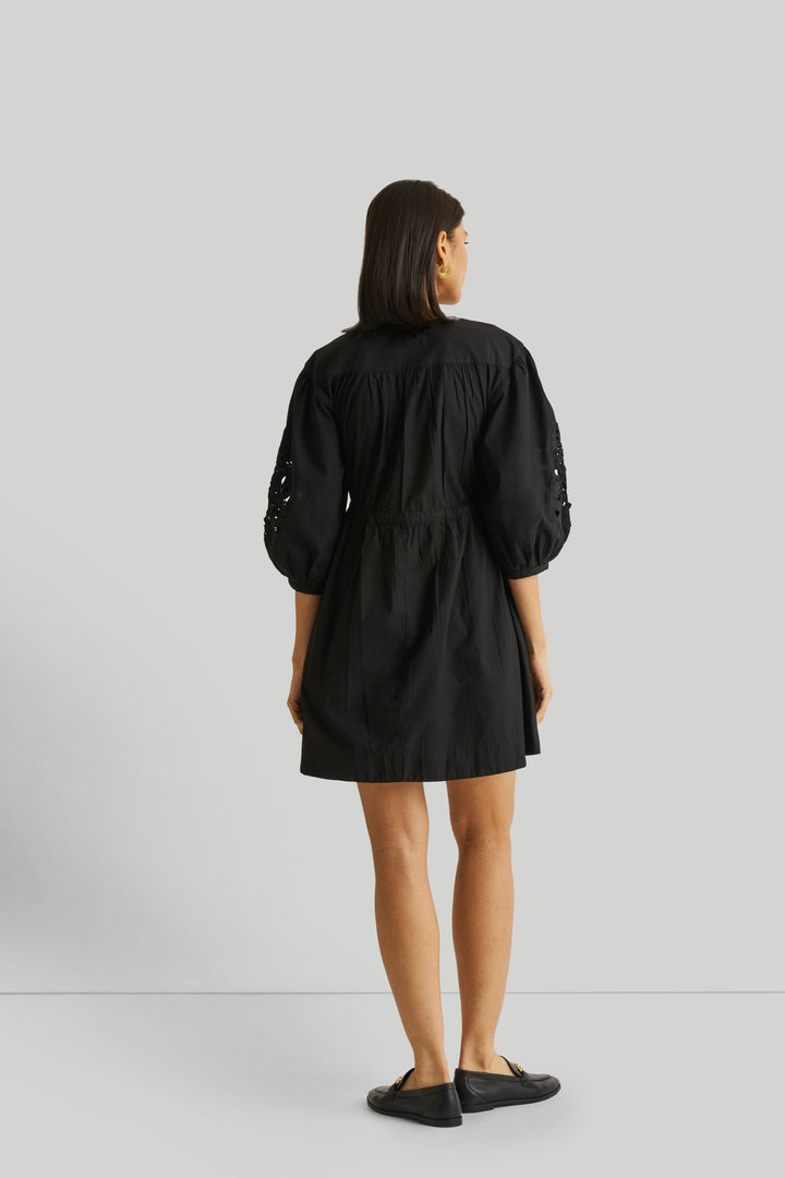 Shirt Dress with Balloon Sleeves