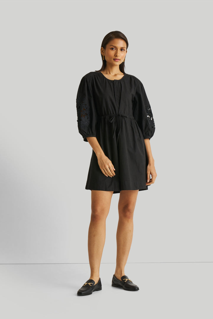 Shirt Dress with Balloon Sleeves