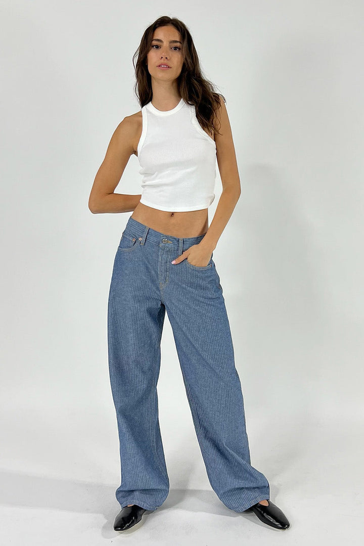 Stanton Relaxed Wide Leg - Riverblass