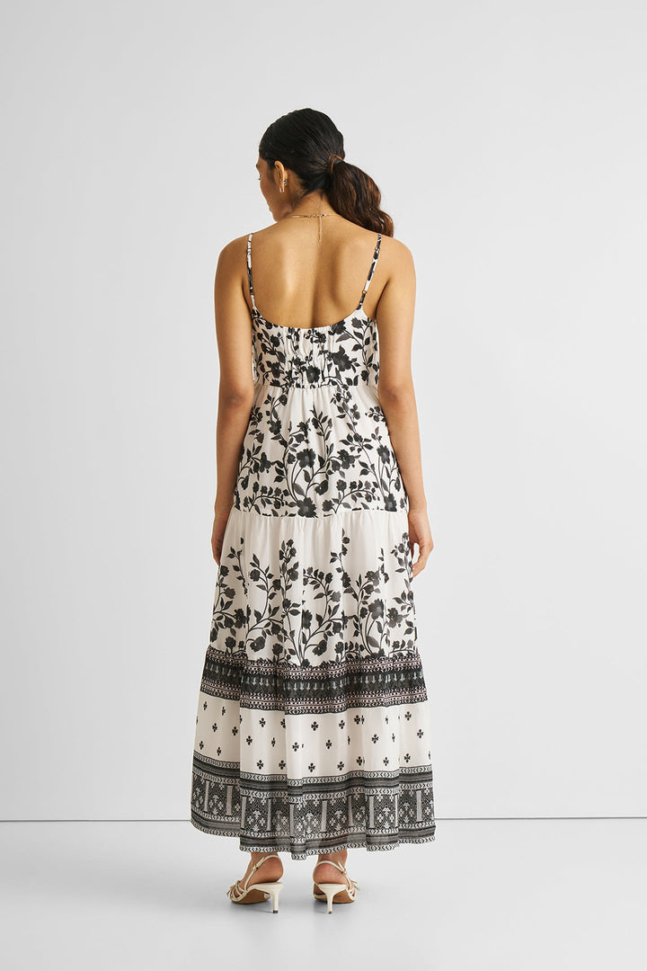 Strappy Tiered Maxi Dress