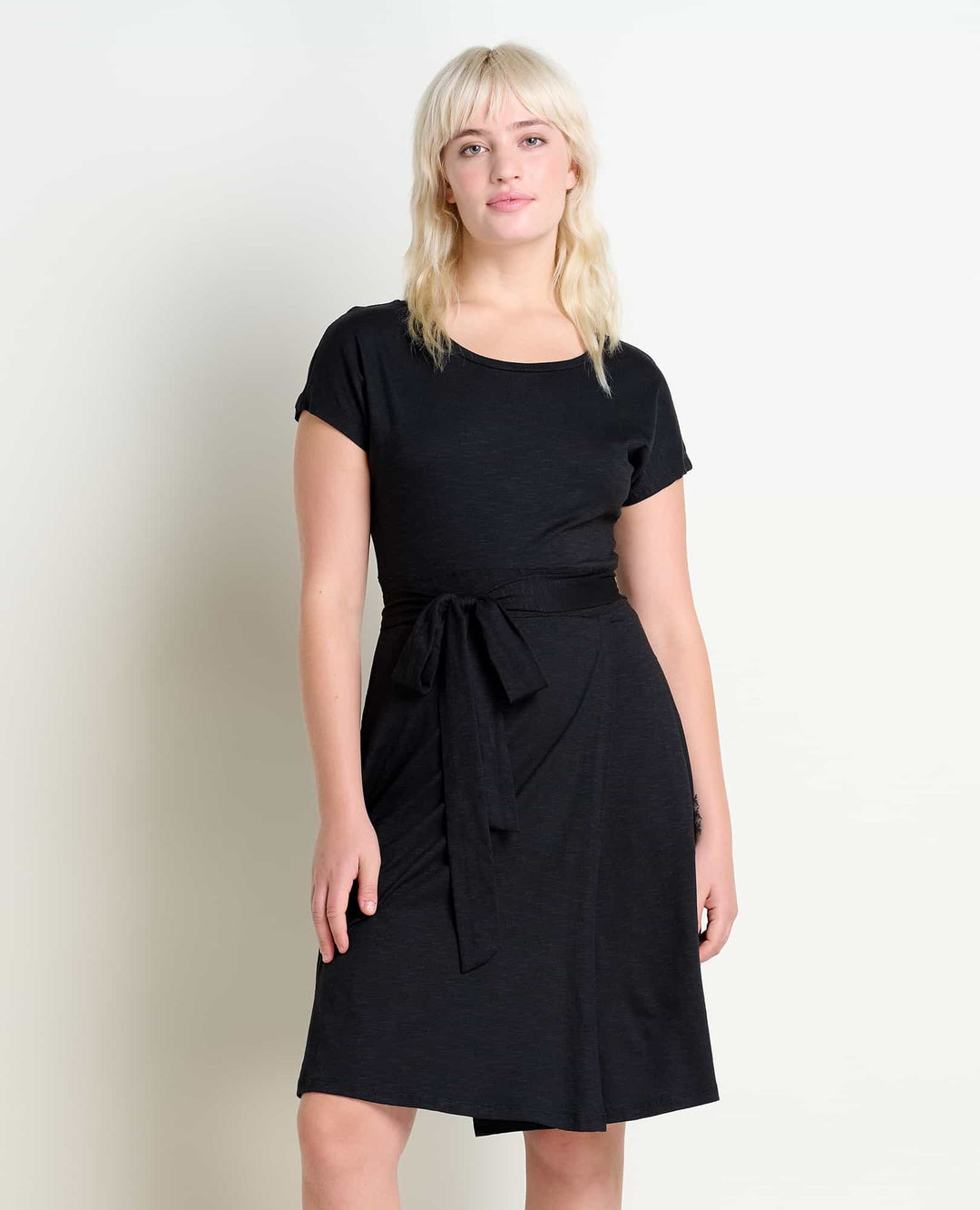 Cue Wrap Short Sleeve Dress