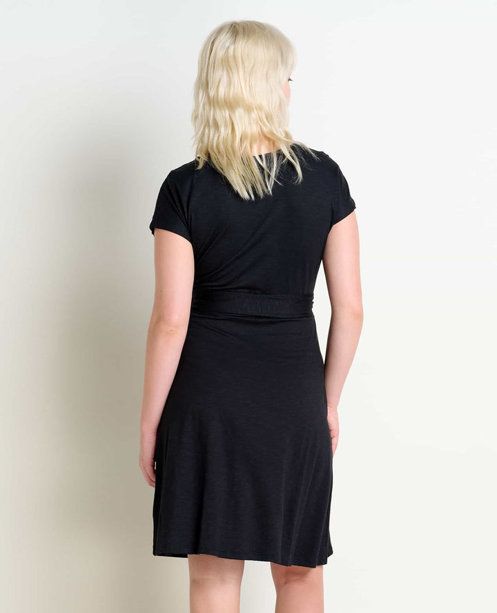 Cue Wrap Short Sleeve Dress