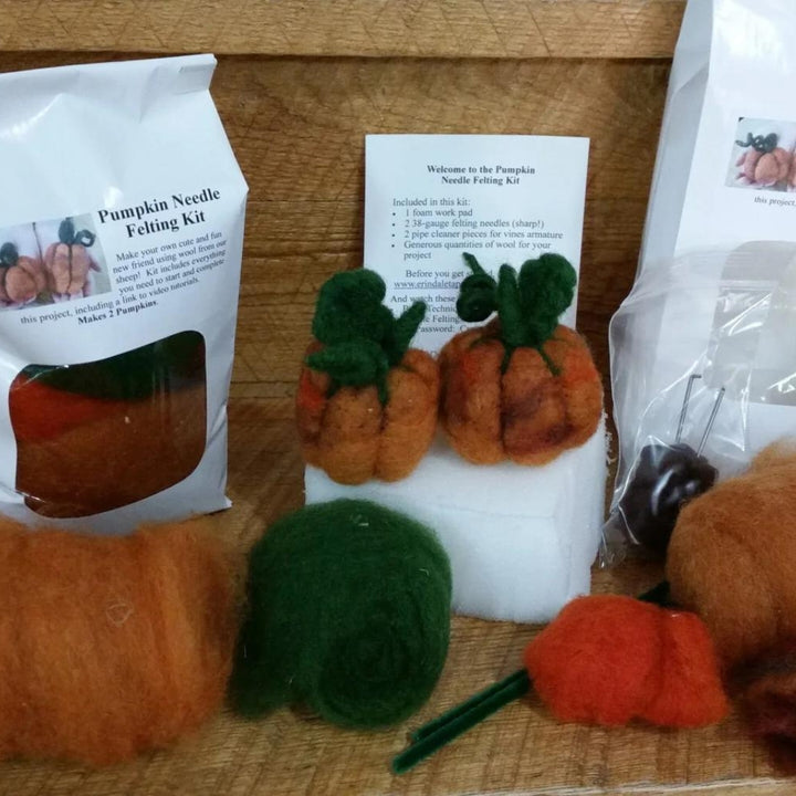 Pumpkin Needle Felting Kit