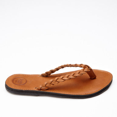 The Trenza Leather Flip Flop