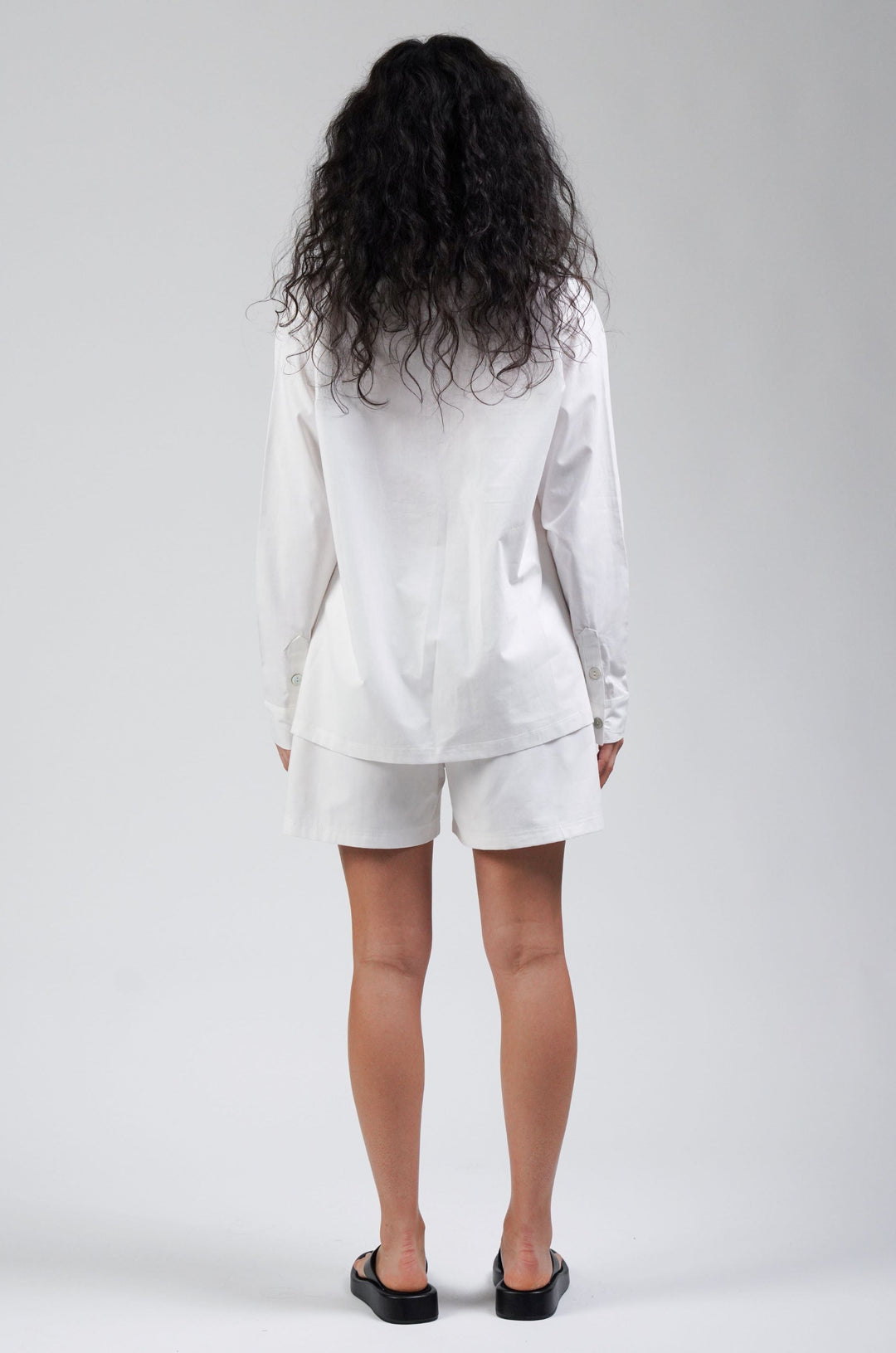 Poplin Shorts White