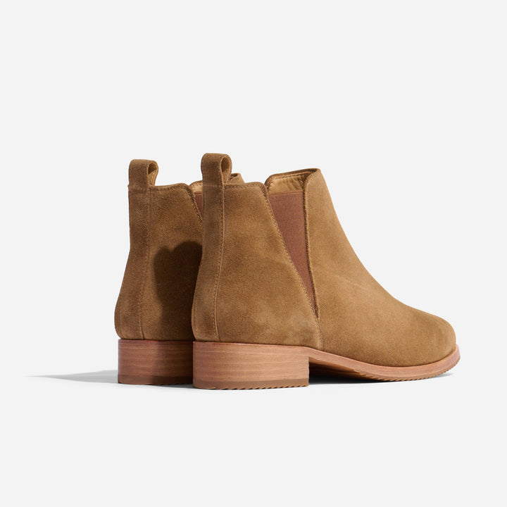 Eva Everyday Chelsea Boot Taupe Suede