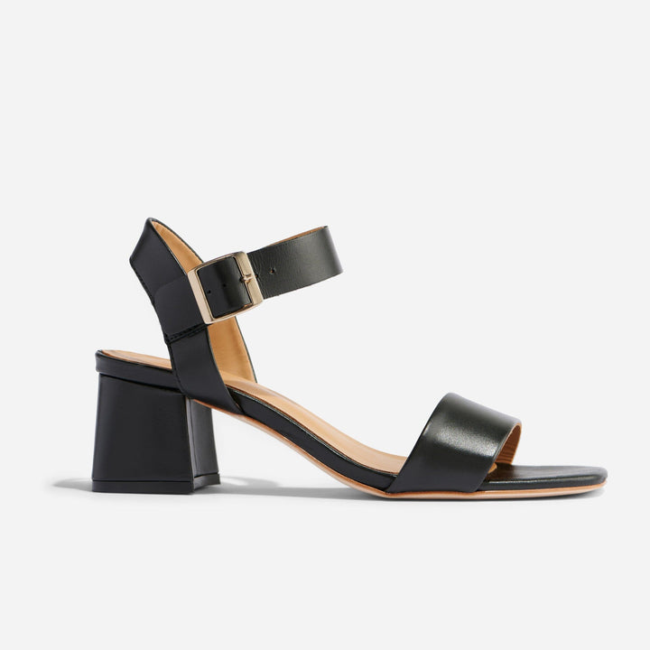 Stella Go-To Block Heel Sandal Black