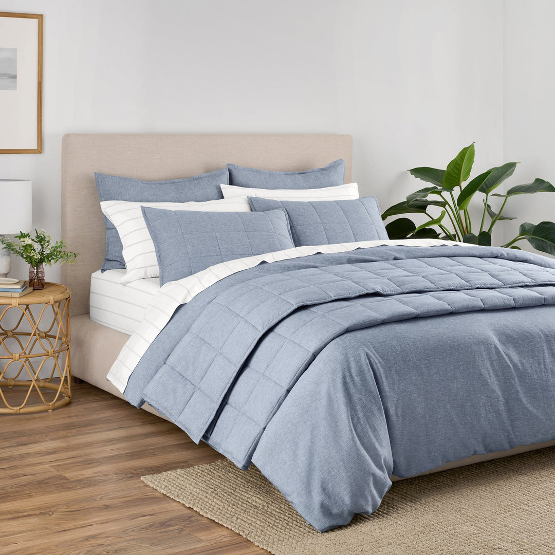 Linen Eucalyptus Duvet Set