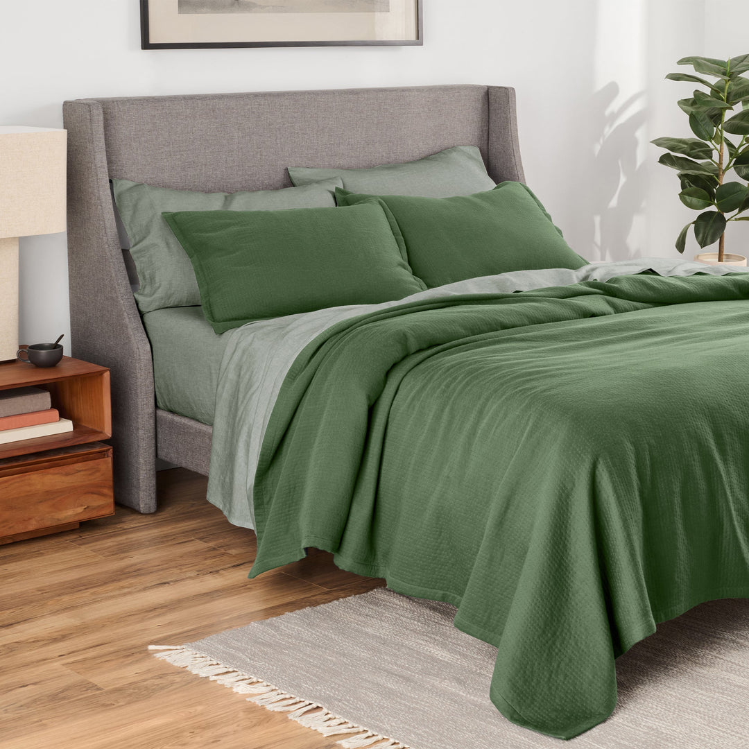 Linen Eucalyptus Flat Sheet